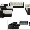 OUTFLEXX Loungemöbel-Set, Braun, Polyrattan, Für 9 Personen, Wasserfeste Kissenbox -Gartenmöbel Geschäft 1 1599 BOX A.jpg