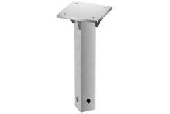 Schneider® SCHNEIDER Universal-Bodenplatte Für Rhodos Eco Serie, Silbergrau, Stahl Verzinkt, 16 X 16 X 40 Cm