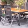 HARTMAN Alice Esstischgruppe, Xerix/natur, Alu/FSC-Teak, 4x4 Textilen, 4 Hochlehner, 150/210x90cm -Gartenmöbel Geschäft 1 16893.jpg
