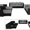 OUTFLEXX Loungemöbel-Set, Schwarz, Polyrattan, Für 9 Personen, Wasserfeste Kissenbox -Gartenmöbel Geschäft 1 1716 BOX A.jpg
