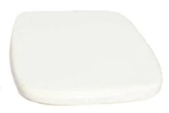 OUTFLEXX Sitzkissen Für Polyrattan-Stühle, Creme-weiß, Wasserabweisend