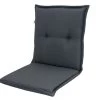 DOPPLER Comfort Stuhlauflage Niederlehner, Anthrazit, Polyester, 100 X 50 X 7 Cm