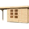 KARIBU Gartenhaus Retola 4, Fichtenholz 19 Mm, Inkl. Anbauschrank -Gartenmöbel Geschäft 1 18001 3.jpg