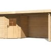 KARIBU Gartenhaus Neuruppin 2, Fichtenholz 28 Mm, Flachdach