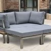 OUTFLEXX Loungemöbel, Silber/grau, Edelstahl/FSC-Teakholz/Textil, Für 2 Personen, Liegefunktion -Gartenmöbel Geschäft 1 18297.jpg