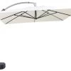 OUTFLEXX Luxus Ampelschirm, Anthrazit/creme, Edelstahl/Aluminium, 350x350cm, Inkl. Schirmständer Und Schutzhülle -Gartenmöbel Geschäft 1 18351.jpg