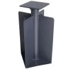 OUTFLEXX Bodenanker XL Für Ampelschirme, Anthrazit, Pulverbesch. Stahl, 28x28x60,5, Zum Einbetonieren