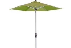 DOPPLER Active Auto Tilt Mittelstockschirm, Fresh Green, Aluminium/Textil, Ø210cm, Höhenverstellbar Knickbar, Mit Kurbel