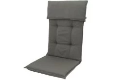 DOPPLER Stuhlauflage Hochlehner, Grau, Dralon, 120x50x7cm, Mit DuPont Teflon Markenimprägnierung