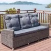 OUTFLEXX Dining 3-Sitzer Sofa, Grau, Polyrattan, 210 X 83 X 110 Cm, Mehrfach Verstellbar -Gartenmöbel Geschäft 1 18913.jpg