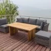 OUTFLEXX Loungegarnitur, Polyrattan/Teakholz, Tisch 160x90cm, Für 5 Personen, Wasserfeste Kissenbox -Gartenmöbel Geschäft 1 19390.jpg