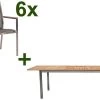STERN Cardiff Esstischgruppe, Silber/silbergrau, Edelstahl/FSC-Teak, Tisch 180/240 X 100 Cm, 6 Stapelsessel -Gartenmöbel Geschäft 1 19736.jpg