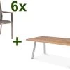 STERN Cardiff Esstischgruppe, Silber/silbergrau, Edelstahl/Teak, Tisch A-Gestell 200 X 100 Cm, 6 Stapelsessel -Gartenmöbel Geschäft 1 19761.jpg