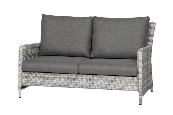 SIENA GARDEN Soria 2-Sitzer Loungesofa, Ice Grey, Alu / Gardino®-Geflecht, 149x87x88 Cm 3 SIENA GARDEN Soria 2-Sitzer Loungesofa, Ice Grey, Alu / Gardino®-Geflecht, 149x87x88 Cm