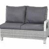 SIENA GARDEN Corido 2-Sitzer Sofa, Ice Grey, Alu / Gardino®-Geflecht, 136x83x88 Cm, Armlehne Links -Gartenmöbel Geschäft 1 20191.jpg