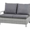 SIENA GARDEN Corido 2-Sitzer Sofa, Ice Grey, Alu / Gardino®-Geflecht, 136x83x88 Cm, Armlehne Rechts -Gartenmöbel Geschäft 1 20193.jpg