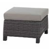 SIENA GARDEN Corido Loungehocker, Charcoal, Alu / Gardino®-Geflecht, 61x63x45 Cm