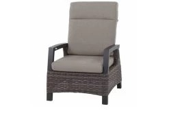 SIENA GARDEN Corido Loungesessel, Charcoal, Alu / Gardino®-Geflecht, 73x87x103 Cm