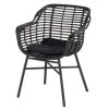 HARTMAN Cecilia Diningsessel, Schwarz, Alu / Polyrattan, 62 X 62 X 84 Cm -Gartenmöbel Geschäft 1 20444.jpg