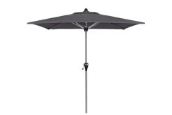 DOPPLER Active Auto Tilt Mittelstockschirm, Anthrazit, Alu/Polyester, 210x140 Cm, Höhenverstellbar, Mit Kurbel