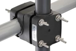 OUTFLEXX Sonnenschirmhalter Für Balkongeländer, Anthrazit, Für Schirmmasten / Balkongeländer Ø38-42mm