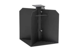 OUTFLEXX Bodenanker XXL Für Ampelschirme, Anthrazit, Pulverbesch. Stahl, 50x50x63 Cm, Zum Einbetonieren