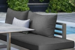 STERN New Holly Rücken-/Zierkissen, Schiefergrau, Textil, 75x46 Cm, Bezug Waschbar