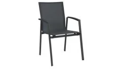 STERN New Top Stapelsessel, Anthrazit/karbon, Aluminium/Textil, 65x57x89 Cm, Pulverbeschichtet, Stapelbar