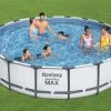 BESTWAY Steel Pro MAX Pool Komplett-Set, Grau, DuraPlus, Ø549x122cm, Mit Filterpumpe, Leiter, Abdeckplane 1 BESTWAY Steel Pro MAX Pool Komplett-Set, Grau, DuraPlus, Ø549x122cm, Mit Filterpumpe, Leiter, Abdeckplane -Gartenmöbel Geschäft 1 21934.jpg