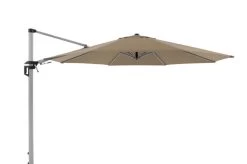 DOPPLER Active Pendelschirm, Greige, Alu/Polyester, 370cmx210 Cm, Mit Kurbel, 360°-drehbar