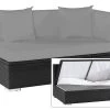 OUTFLEXX 2-Sitzer Ecksofa, Schwarz, Polyrattan, 145x85x70cm, Armlehne Links, Wasserfeste Kissenbox -Gartenmöbel Geschäft 1 2392 3 BOX.jpg