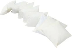 OUTFLEXX 8er-Set Kissen, Creme-weiß, Wasserabweisend, 45x45cm