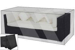 OUTFLEXX Premium Abdeckhaube Passend Z.B. Für TheBox 3er-Sofa, Schwarz, 212x87x68 Cm, Wasserbeständig