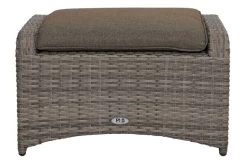 Ploß Rabida Hocker, Champagner-meliert, Polyrattan, 71x52x42 Cm, Zu Loungesessel, Inkl. Polster -Gartenmöbel Geschäft 20169 02.jpg