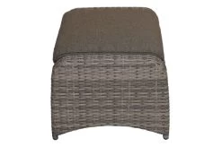 Ploß Rabida Hocker, Champagner-meliert, Polyrattan, 71x52x42 Cm, Zu Loungesessel, Inkl. Polster -Gartenmöbel Geschäft 20169 03.jpg