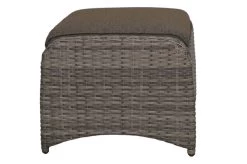 Ploß Rabida Hocker, Champagner-meliert, Polyrattan, 71x52x42 Cm, Zu Loungesessel, Inkl. Polster -Gartenmöbel Geschäft 20169 08.jpg