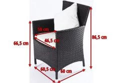 OUTFLEXX 2er Set Sessel, Braun, Polyrattan Inkl. Kissen Und Polster -Gartenmöbel Geschäft 2036 05.jpg