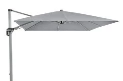 DOPPLER Active Pendelschirm, Hellgrau, Alu/Polyester, 350x260 Cm, Mit Kurbel