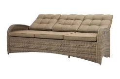 Ploß Rabida Comfort Dining / Lounge 3-Sitzer Sofa, Champagner-meliert, Polyrattan, 210x85x112 Cm, Verstellbar -Gartenmöbel Geschäft 20 20164.jpg