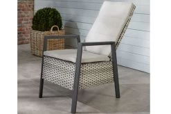 Ploß Louvra 2 Design-Diningsessel, Natur-anthrazit, Polyrattan, 59x72x111cm, Rücken Stufenlos Verstellbar -Gartenmöbel Geschäft 21622 2.jpg
