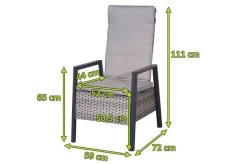 Ploß Louvra 2 Design-Diningsessel, Natur-anthrazit, Polyrattan, 59x72x111cm, Rücken Stufenlos Verstellbar -Gartenmöbel Geschäft 21622 5.jpg