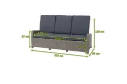 Ploß Vigo Comfort 3-Sitzer Speise-/Lounge-Sofa, Stahlgrau-meliert, Polyrattan, 210x84x110cm, Verstellbar -Gartenmöbel Geschäft 21633 5.jpg
