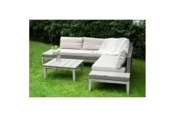 Ploß Arendal Ecklounge-Set, Vintage-Look, Polyrattan/FSC-Akazie, 4 Tlg., 4-5 Pers., 75x75cm, Inkl. Polster -Gartenmöbel Geschäft 21642 7.jpg