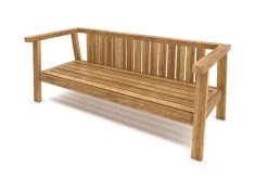 OUTFLEXX Hamim 2-Sitzer, Natur/grau, Teak/Olefin, 190 X 80 X 60 Cm, Recycled Teak -Gartenmöbel Geschäft 21686 7.jpg