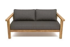 OUTFLEXX Hamim 2-Sitzer, Natur/grau, Teak/Olefin, 190 X 80 X 60 Cm, Recycled Teak -Gartenmöbel Geschäft 21686 8.jpg