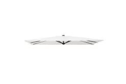 OUTFLEXX Ersatzdach Für Mittelstockschirme, Creme, Polyester, 270x150cm