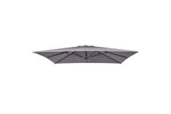 OUTFLEXX Ersatzdach Ultimate L Ampelschirm, Anthrazit, Polyester, 400x400cm