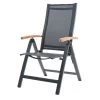 OUTFLEXX Multipositionssessel, Anthrazit Matt, Aluminium/FSC-Teak, 69x59x106cm -Gartenmöbel Geschäft 21781 7.jpg