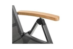 OUTFLEXX Relaxsessel, Anthrazit Matt, Aluminium/FSC-Teak, 73x62x111cm -Gartenmöbel Geschäft 21783 4.jpg