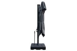 OUTFLEXX Ampelschirm, Anthrazit, Aluminium/Polyester, 300x400cm, Rechteckig -Gartenmöbel Geschäft 21789 4.jpg